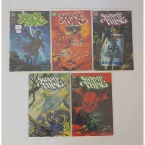 DC Comics Swamp Thing Issues #110-114 Vintage Comic Book Lot 1992 Dick Foreman